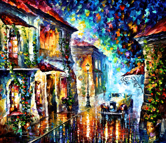 Leonid Afremov: The World-Renowned Artist of Luminous Color and Emotional Depth - Leonid Afremov by Leonid Afremov