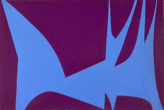 Lorser Feitelson Posters: Exploring the Geometric Vision of a Modernist Master - Magical Space Forms - 1951 by Lorser Feitelson