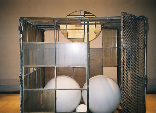Louise Bourgeois: The Psychological Depth and Artistic Legacy of a Modern Master - CELL 3 WHITE MARBLE SPHERES 1993 by Louise Bourgeois