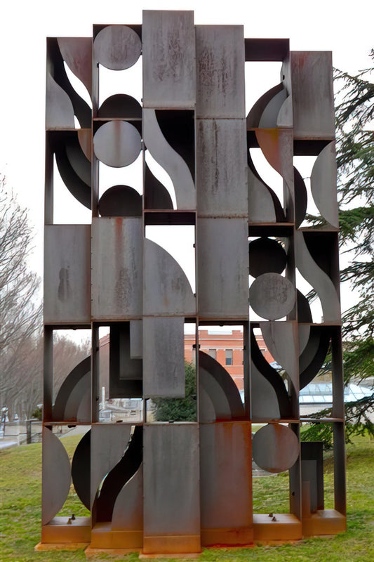 Louise Nevelson Gold: The Alchemical Transformation of Found Objects into Monumental Sculpture - ATMOSPHERE AND ENVIRONMENT X 1969 by Louise Nevelson