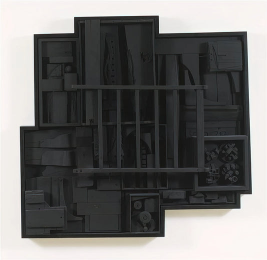 Louise Nevelson Prints: A Collector's Guide to Monumental Modernist Sculpture in Two Dimensions - SKY JAG IV 1974 by Louise Nevelson