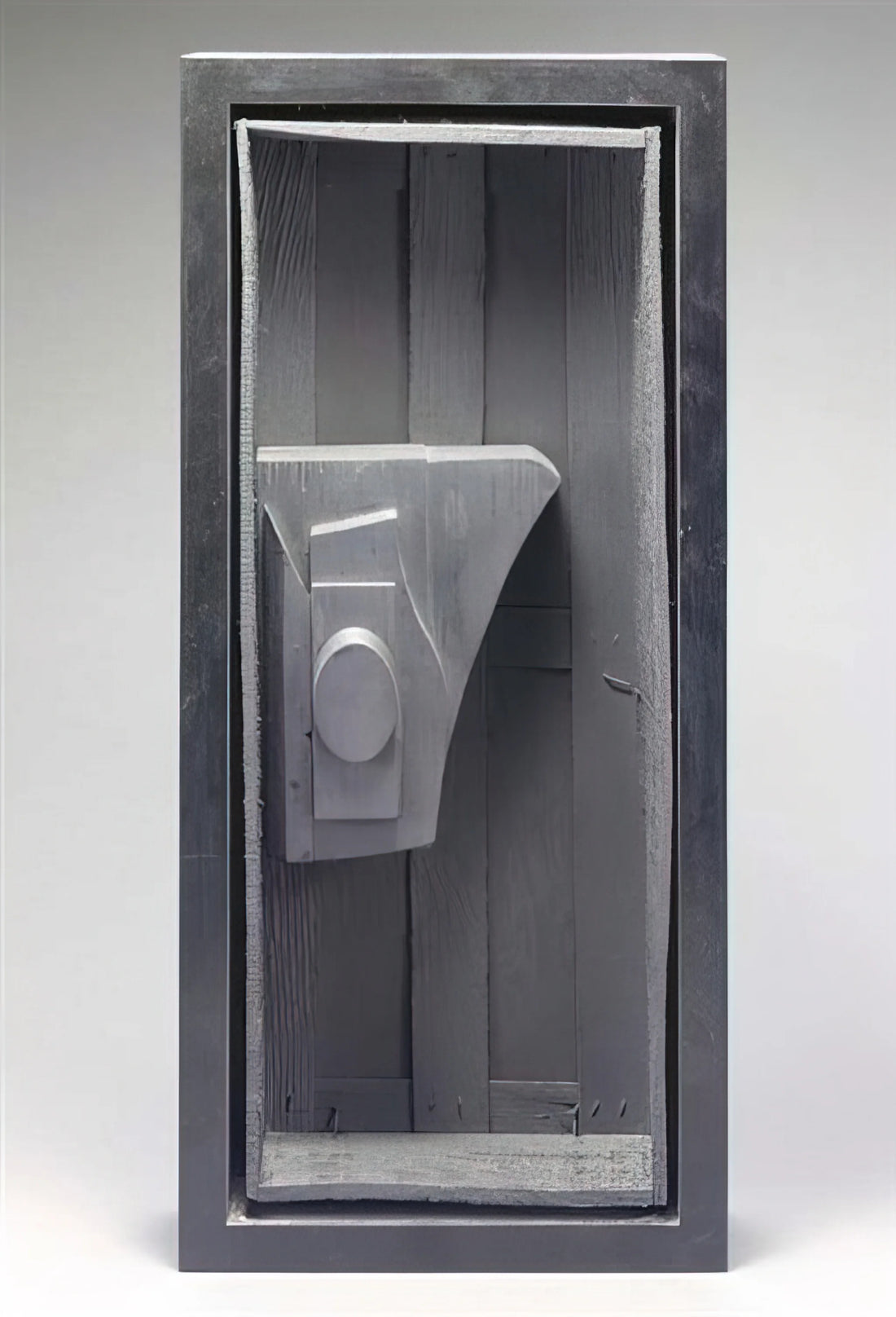 Louise Nevelson Style: The Monochromatic Majesty of Assemblage Art - VOYAGE NO II by Louise Nevelson