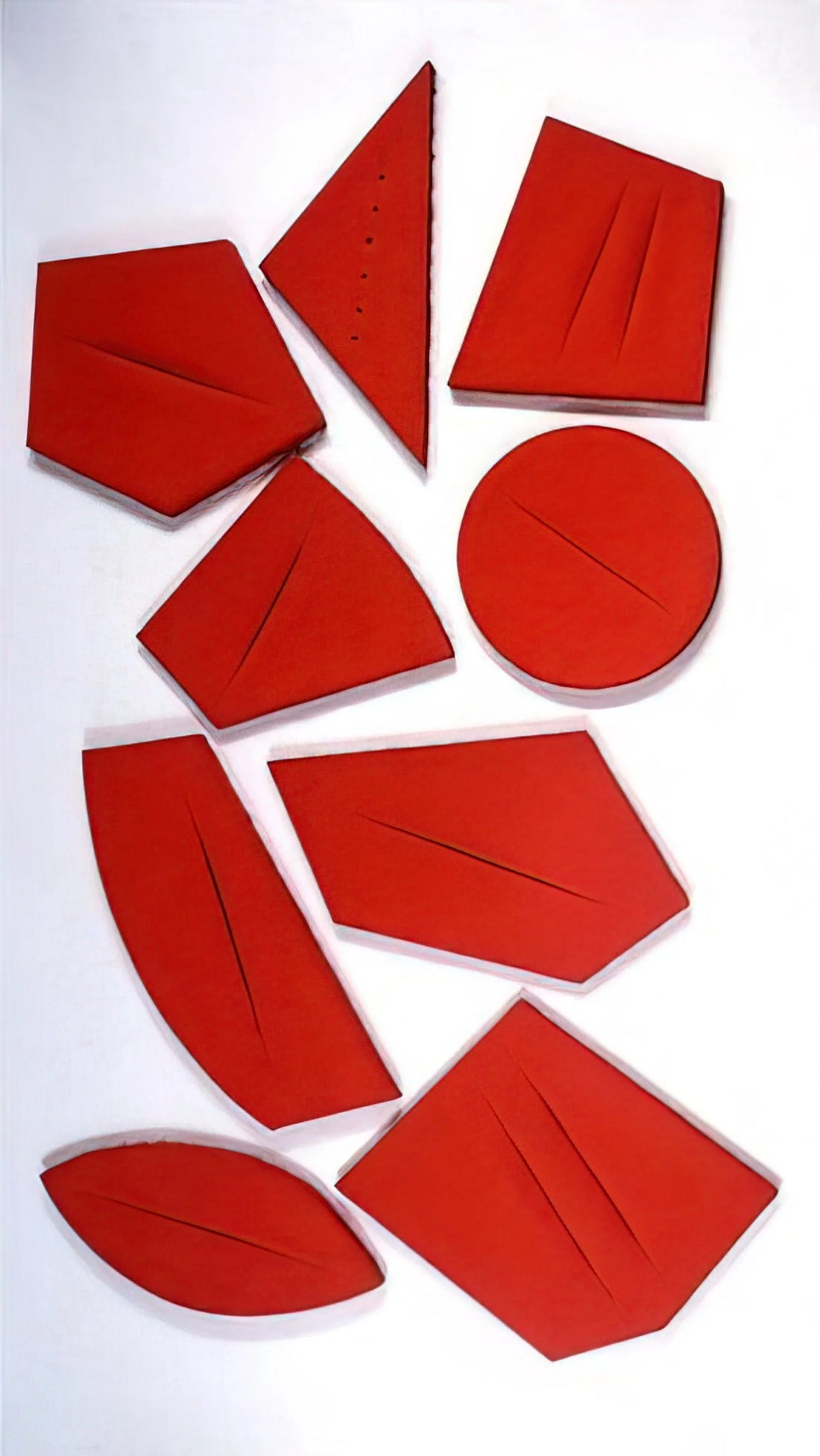 Lucio Fontana and Spatialism: Piercing the Canvas to Redefine Art - I quanta - 1960 by Lucio Fontana