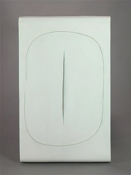 Lucio Fontana: The Revolutionary Artist Who Cut Through the Canvas - Concept Spatiale - 1968 by Lucio Fontana
