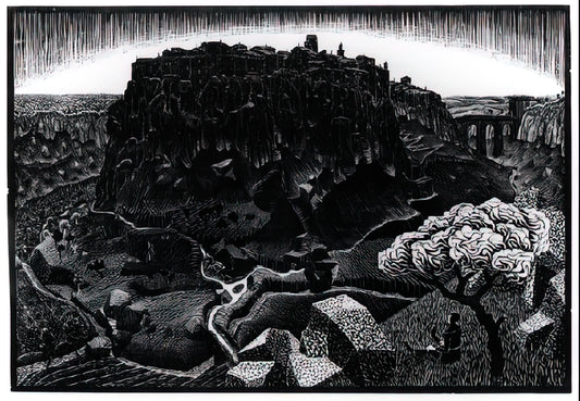 MC Escher 29 Master Prints: A Collector's Guide to the Definitive Series - VITORCHIANO NEL CIMINO by MC Escher
