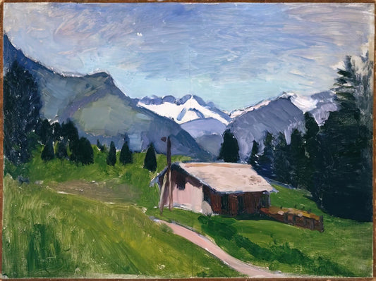 Madame Matisse Painting: A Masterpiece of Modern Portraiture and Fauvist Color - SAVOY ALPS 1901 by Henri Matisse