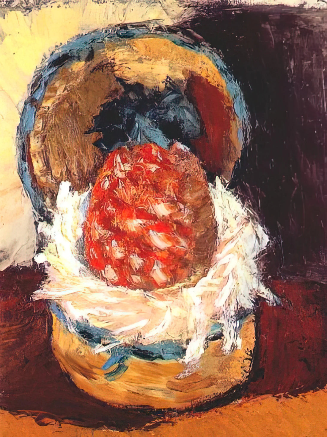 Madame Matisse: The Woman Behind the Masterpiece and Henri Matisse's Artistic Evolution - PINEAPPLE IN A BASKET 1926 by Henri Matisse