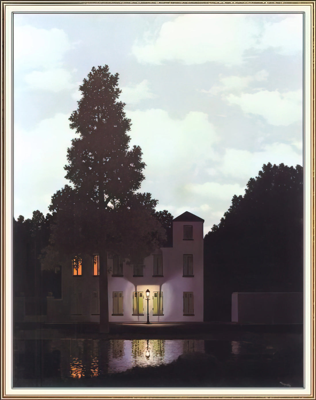 Magritte Carte Blanche: Decoding the Surrealist Master's Visual Paradoxes - THE EMPIRE OF LIGHTS 1954 1 by Rene Magritte