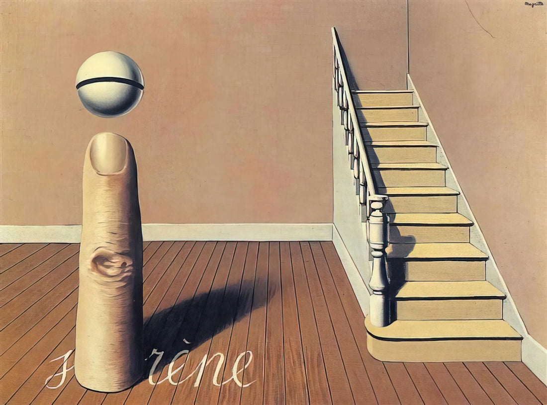 Magritte Posters: Surrealist Iconography for Modern Spaces - FORBIDDEN LITERATURE THE USE OF THE WORD 1936 by Rene Magritte