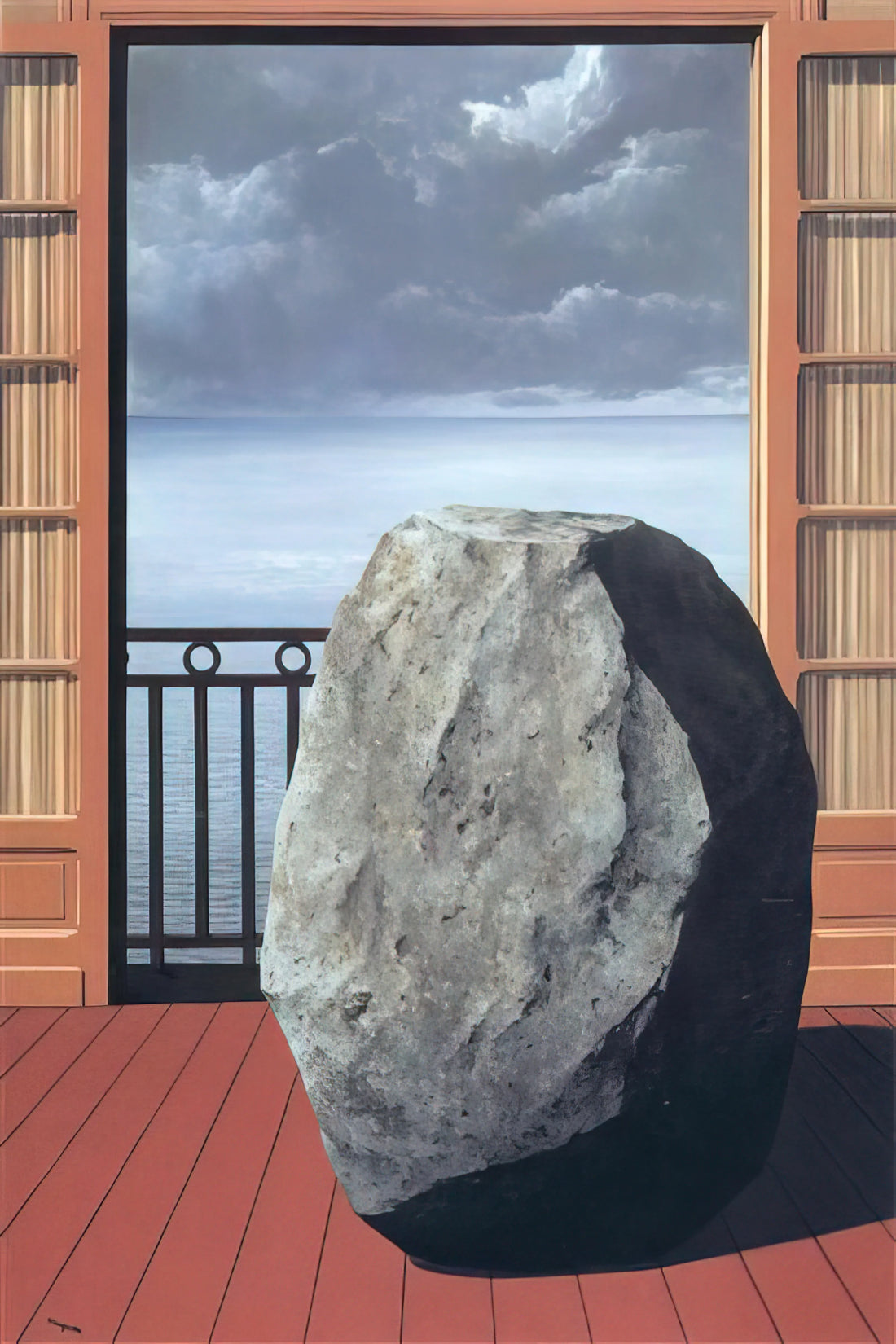 Magritte Prints: A Collector's Guide to Surrealist Masterpieces - INVISIBLE WORLD 1954 by Rene Magritte