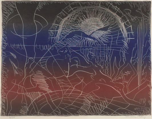 Man Ray Lithographs: A Surrealist's Mastery of Printmaking - UNTITLED ABSTRACT by Man Ray