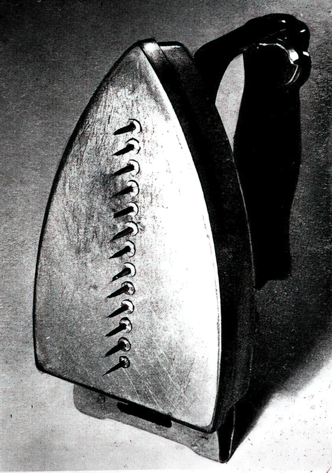 Man Ray Portrait: The Surrealist Master of Photographic Innovation - THE GIFT 1921 by Man Ray