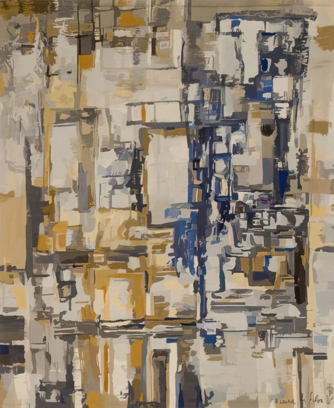 Maria Helena Vieira da Silva: The Corridor and the Labyrinth of Modern Abstraction - Janela - 1969 by Maria Helena Vieira da Silva