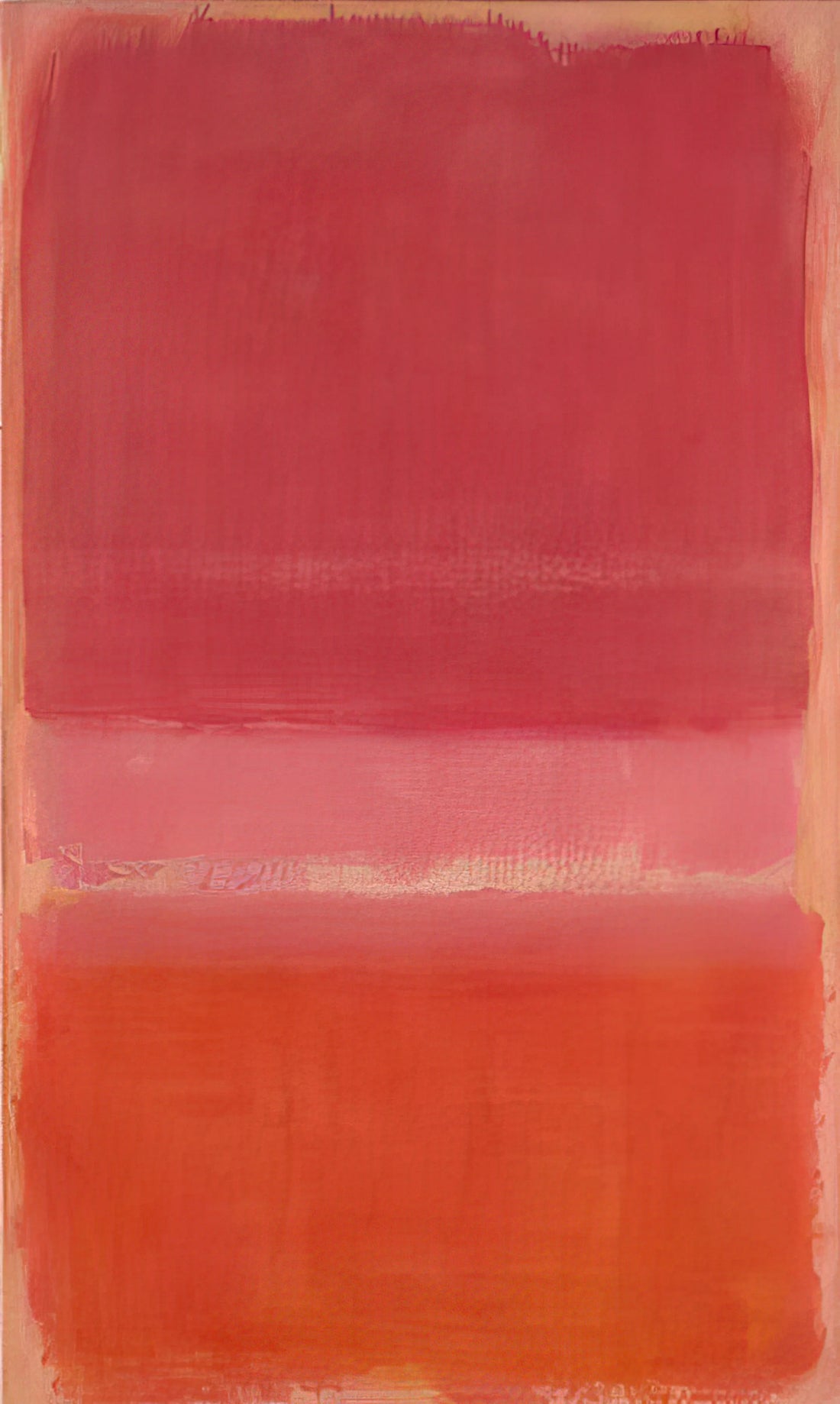 Mark Rothko 1968: Clearing Away the Veil to Reveal Transcendent Color - Untitled Red - 1956 by Mark Rothko