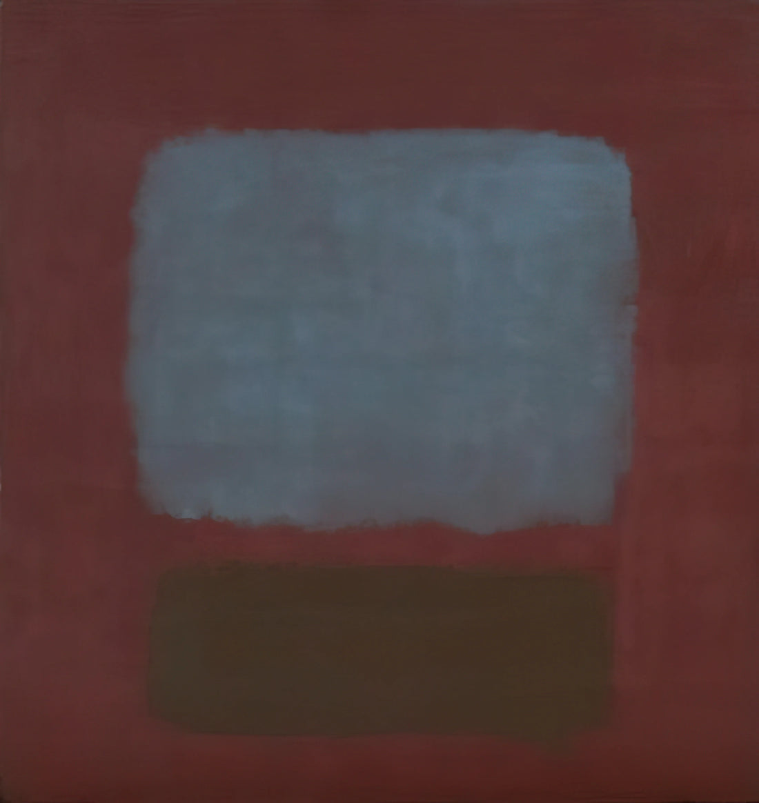 Mark Rothko Abstract: The Sublime Power of Color and Form - No. 37No. 19 Slate Blue and Brown on Plum - 1958 by Mark Rothko