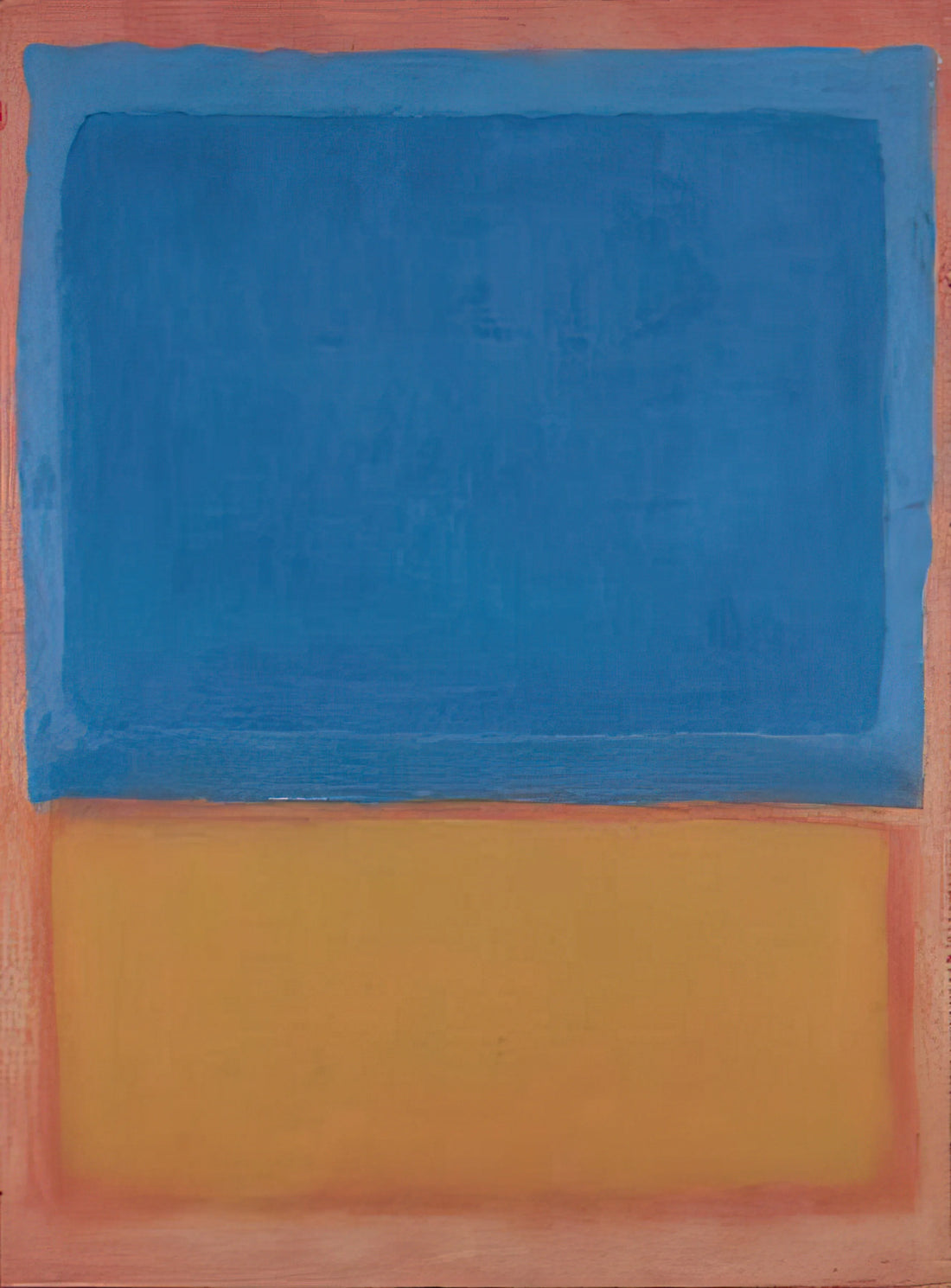 Mark Rothko Artwork Price: Understanding the Market for Abstract Expressionist Masterpieces - Untitled Red, Blue, Orange - 1955 by Mark Rothko