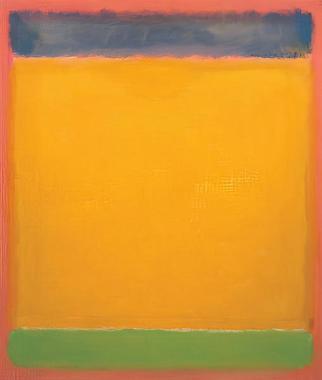 Mark Rothko Biografía: La Vida y Obra del Maestro del Color Field Painting - United Blue, Yellow, Green on Red - 1954 by Mark Rothko