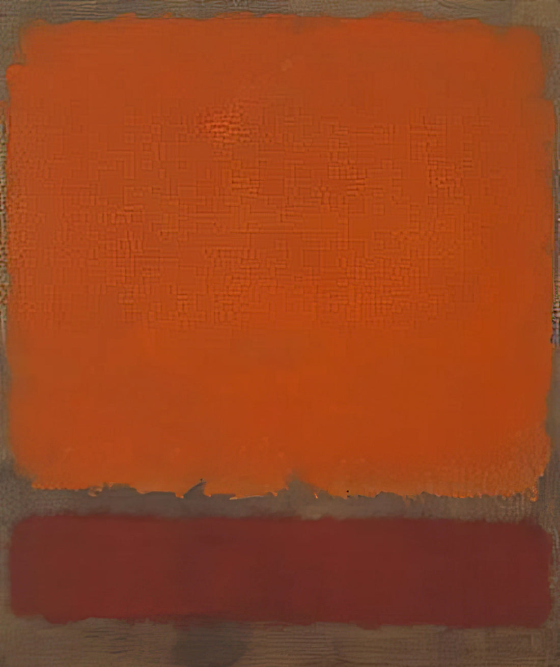 Mark Rothko Chapel: A Contemplative Masterpiece of Light, Color, and Spirituality - Ochre and Red on Red - 1962 by Mark Rothko