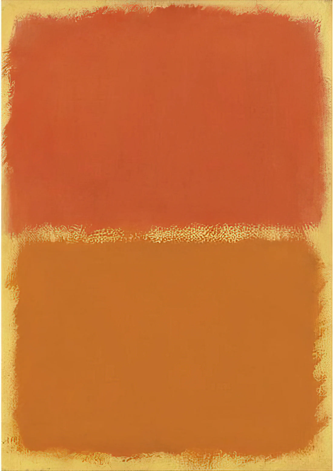 Mark Rothko Orange: The Emotional Power of Color in Abstract Expressionism - Orange, Red, Orange - 1961 by Mark Rothko