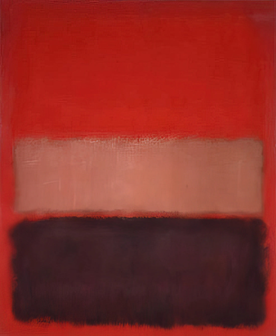 Mark Rothko Untitled 1959: A Deep Dive into the Artist's Pivotal Year - No. 46 Black, Ochre, Red Over Red - 1957 by Mark Rothko