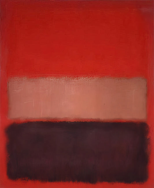 Mark Rothko Untitled 1959: A Deep Dive into the Artist's Pivotal Year - No. 46 Black, Ochre, Red Over Red - 1957 by Mark Rothko