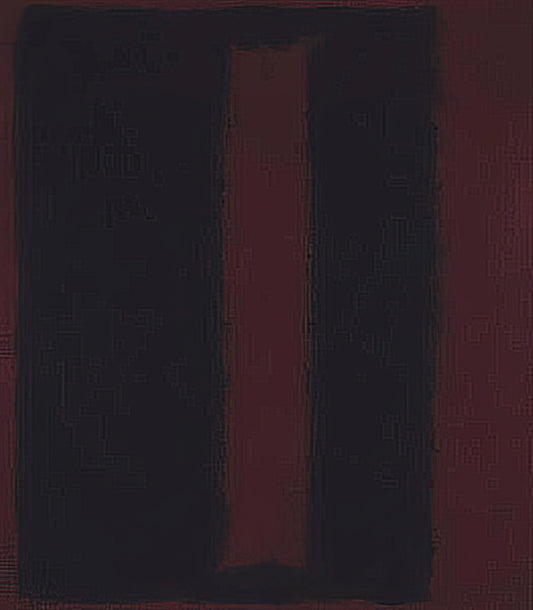 Mark Rothko Untitled 1968: A Final Meditation on Color and Emotion - Black on Maroon - 1959 by Mark Rothko