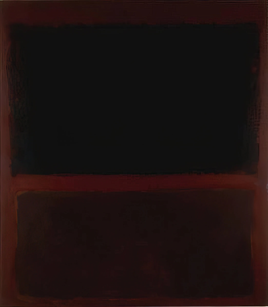 Mark Rothko and Annie Cohen-Solal: The Artist and His Biographer in Dialogue - Black on Dark Sienna on Purple - 1960 by Mark Rothko