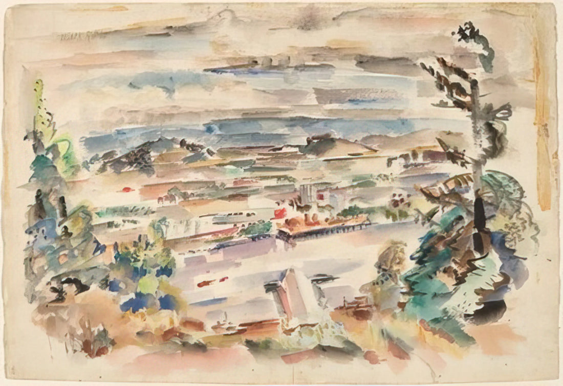 Mark Rothko and Edith Sachar: The Complex Relationship That Shaped Abstract Expressionism - Untitled - 1929 by Mark Rothko