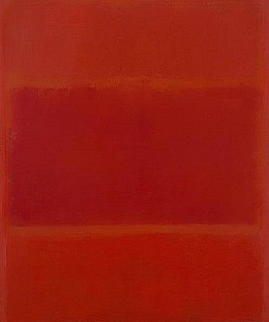 Mark Rothko at the National Gallery: A Journey into Color, Emotion, and Modern Mastery - Red and Orange - 1955 by Mark Rothko