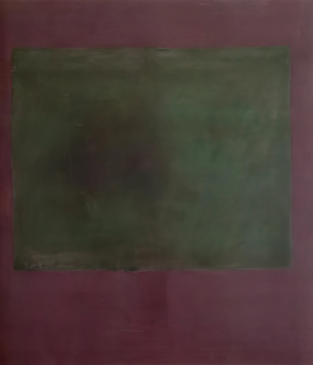 Mark Rothko: The Master of Color Field Painting and Emotional Abstraction - Untitled Green on Maroon - 1961 by Mark Rothko