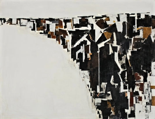 Martin Barre Canvas: Exploring the Geometric Precision of French Minimalism - Untitled - Minimalism by Martin Barre