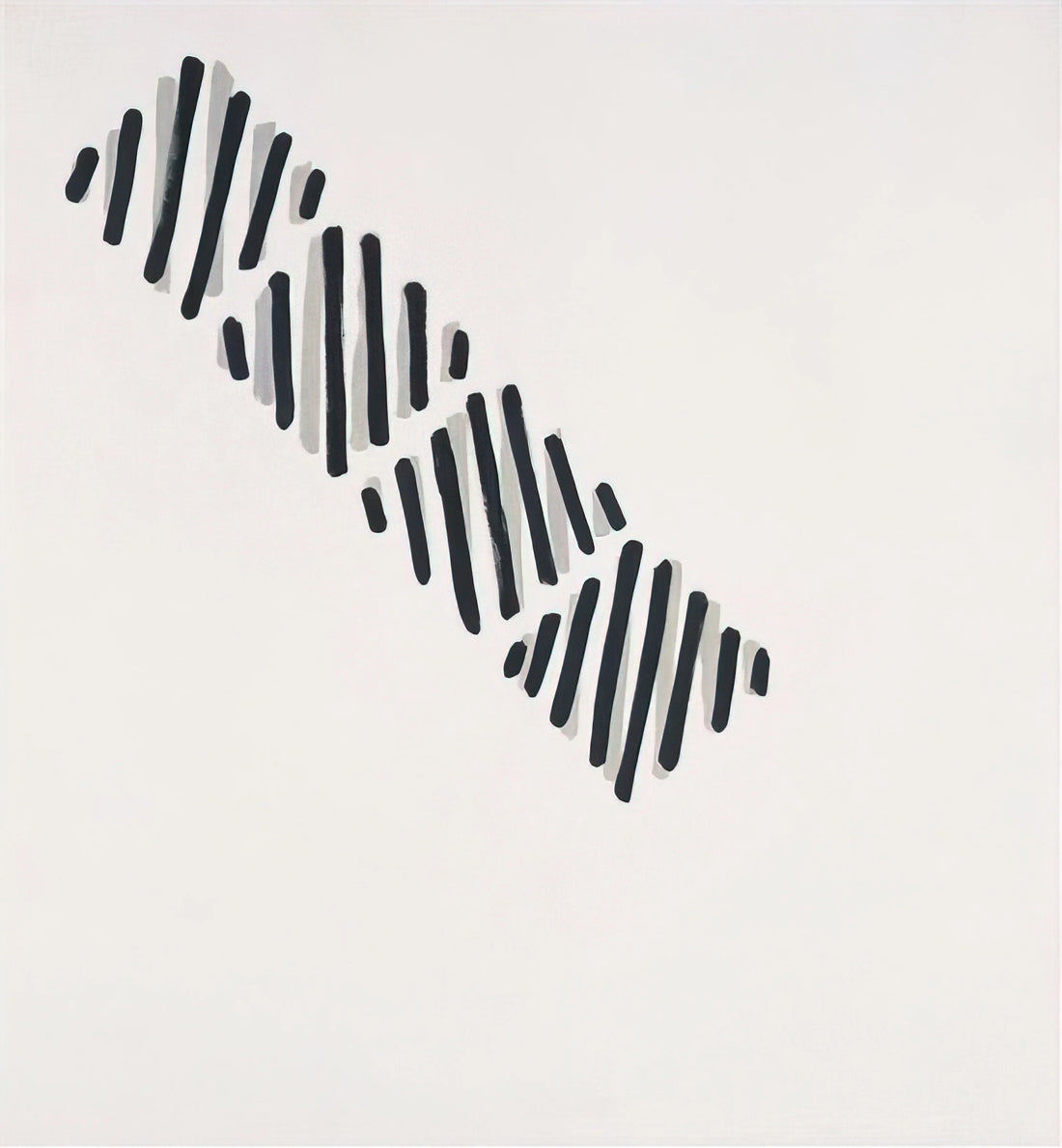 Martin Barre Canvas: Exploring the Geometric Precision of French Post-War Abstraction - 72.73.D - 160 X 148 - 1973 by Martin Barre