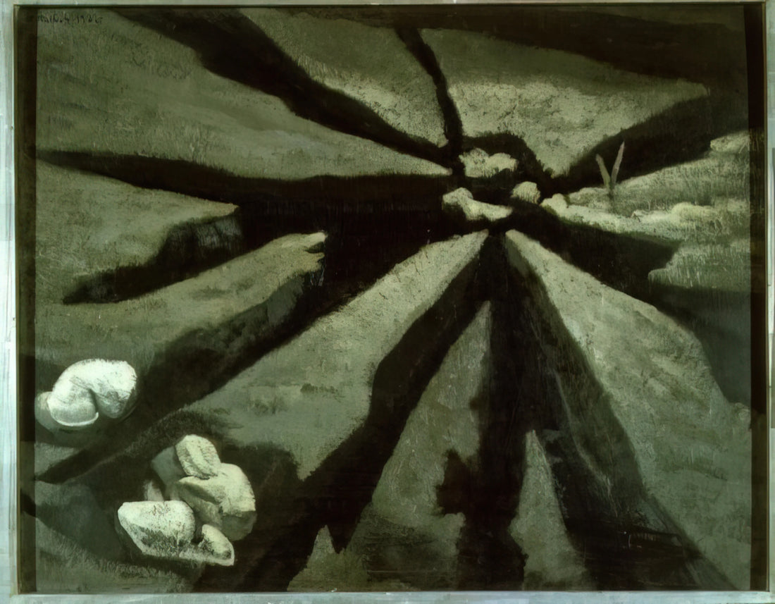 Maruja Mallo Framed Art Print: A Surrealist Masterpiece for Your Collection - Tierra Y Excrementos - 1932 by Maruja Mallo