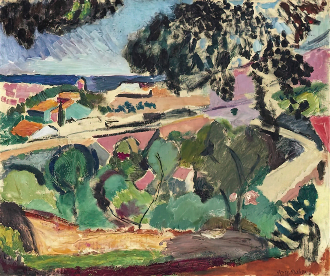 Matisse 52 Print: A Collector's Guide to the Iconic Jazz Series - PAYSAGE DE COLLIOURE 1907 by Henri Matisse