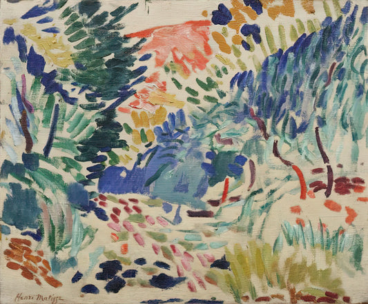 Matisse Blue Lady Print: A Guide to the Iconic Fauvist Masterpiece - LANDSCAPE AT COLLIOURE 1905 by Henri Matisse