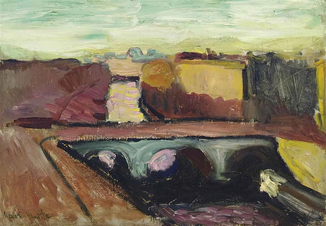 Matisse Composition: A Masterclass in Color, Form, and Decorative Harmony - VUE DE LA SEINE LE PONT SAINT MICHEL 1904 by Henri Matisse