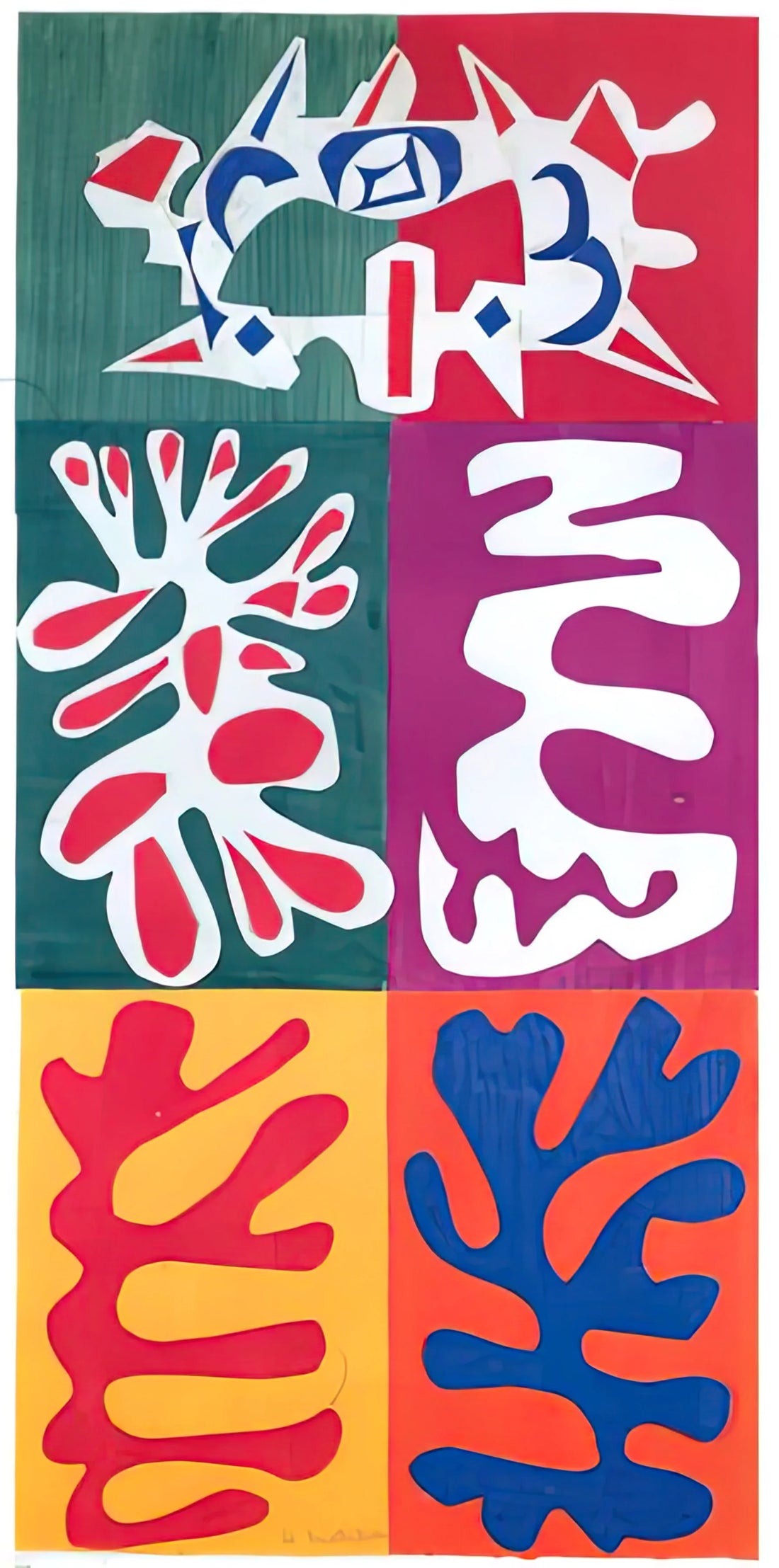 Matisse Guggenheim: The Master's Works in Museum Collections - PANEL WITH MASK 1947 by Henri Matisse