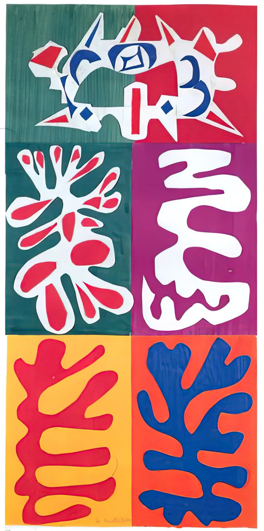 Matisse Guggenheim: The Master's Works in Museum Collections - PANEL WITH MASK 1947 by Henri Matisse
