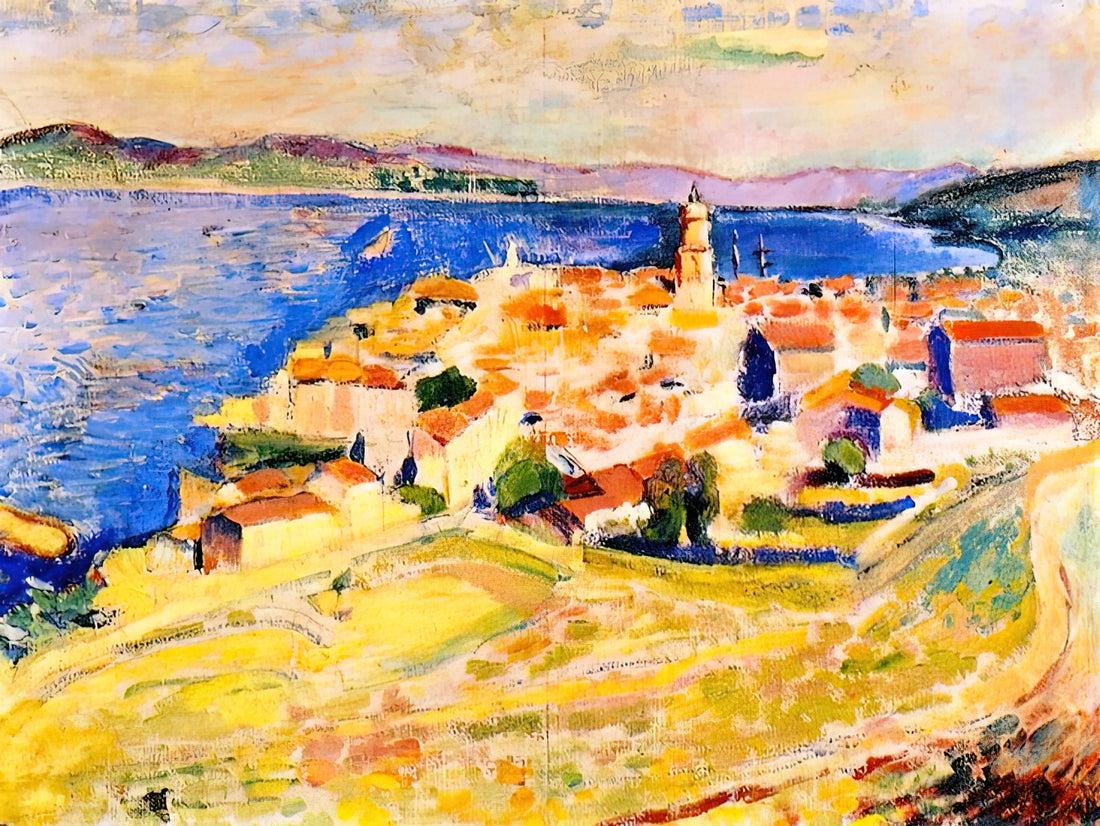 Matisse Moroccans: How North Africa Transformed Modern Art - VIEW OF SAINT TROPEZ 1904 by Henri Matisse
