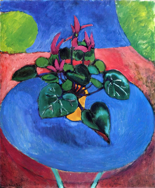 Matisse Nu Bleu Poster: The Iconic Blue Nude in Modern Art and Decor - CYCLAMEN POURPRE 1912 by Henri Matisse