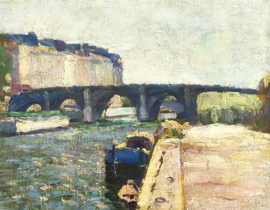 Matisse Numbered Prints: A Collector's Guide to Authenticity, Value, and Artistic Legacy - PONT DE SEINE 1897 by Henri Matisse
