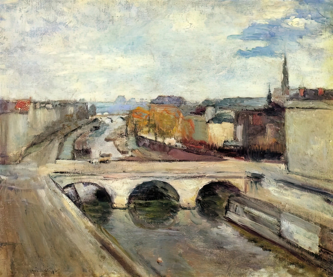 Matisse Reproductions on Canvas: A Curator's Guide to Museum-Quality Art Prints - THE POT SAINT MICHEL IN PARIS 1900 by Henri Matisse