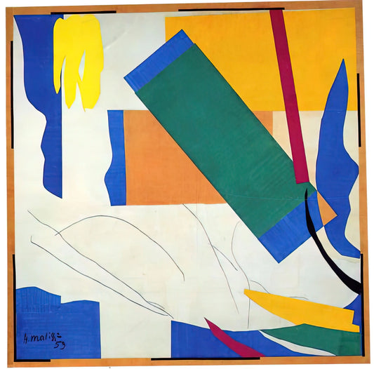 Matisse Sheaf: The Final Masterpiece of Color and Form - MEMORY OF OCEANIA by Henri Matisse