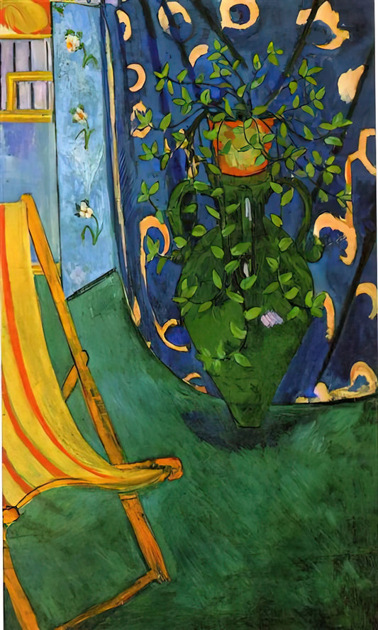Matisse in the 1930s: A Decade of Radical Transformation and Artistic Mastery - CORNER OF THE ARTIST S STUDIO 1912 by Henri Matisse