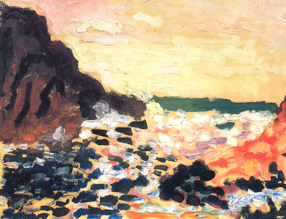 Matisse's Madame de Pompadour: A Modernist Homage to Rococo Elegance - SEASCAPE 1906 by Henri Matisse