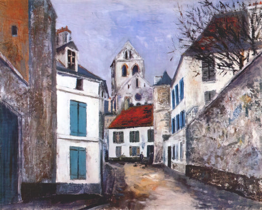 Maurice Utrillo Lithograph Value: A Collector's Guide to Authenticity, Rarity, and Market Trends - VILLAGE STREET by Maurice Utrillo