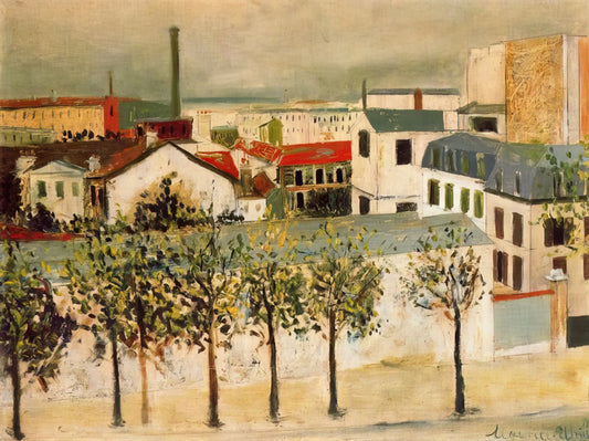 Maurice Utrillo Reproductions: A Collector's Guide to the Master of Montmartre - PARIS SUBURBS by Maurice Utrillo