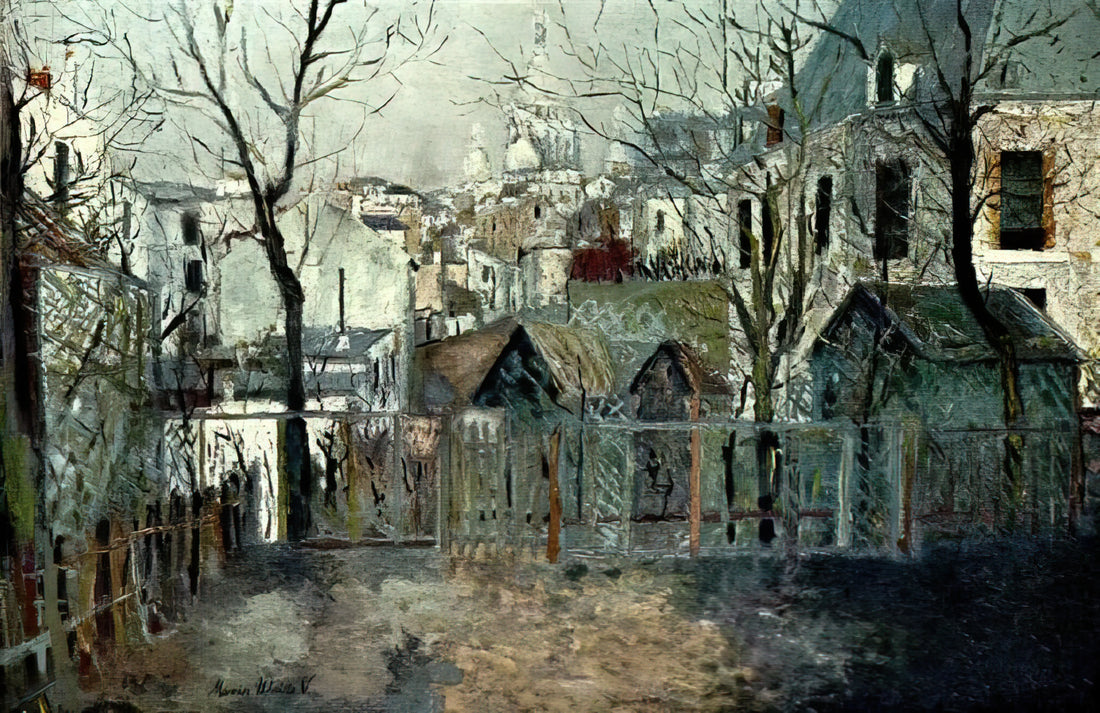 Maurice Utrillo Signed Prints: A Collector's Guide to Authenticity, Value, and Artistic Legacy - RENOIR S GARDEN by Maurice Utrillo