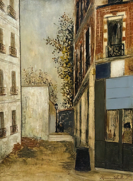 Maurice Utrillo: The Troubled Poet of Parisian Streets - CABARE BELLE GABRIELLE by Maurice Utrillo