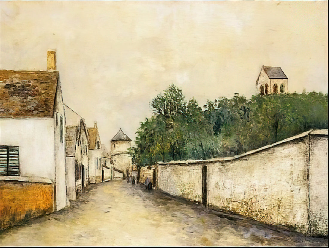 Maurice Utrillo's Lapin Agile: A Masterpiece of Montmartre's Bohemian Spirit - LANDSCAPE by Maurice Utrillo